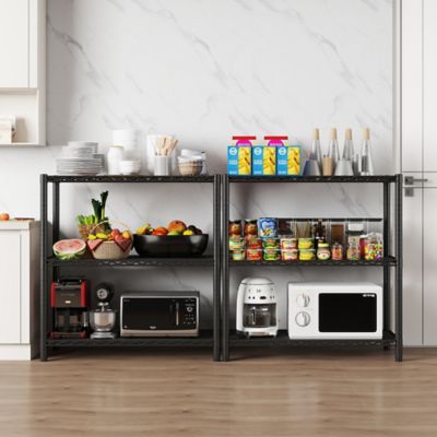 Image showing  6-Shelf, Changeable into 2 of 3-Shelf Units, 350 lb. Loading Capacity Per Shelf (71.5H, 36W, 16D)