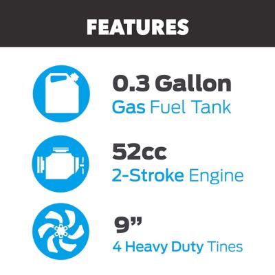 Image showing 5 th Pulsar 10 in. Two Cycle Gasoline Cultivator