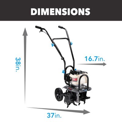 Image showing 7 th Pulsar 10 in. Two Cycle Gasoline Cultivator