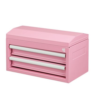 Image showing  2-Drawer Mini Tool Box, Pink