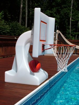 Image showing  Rock The House Pool Basketball Hoop