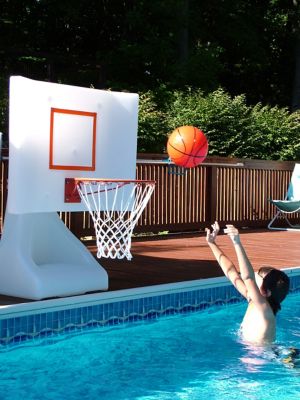Image showing  Rock The House Pool Basketball Hoop