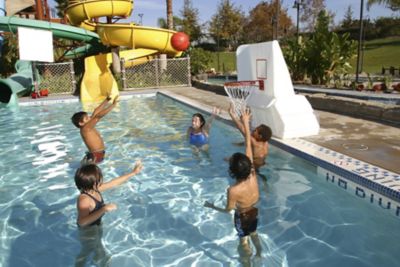 Image showing  Junior Varsity Poolside Basketball Hoop