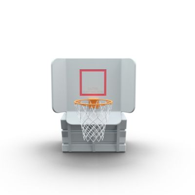 Image showing 5 th Pool Shot Junior Varsity Poolside Basketball Hoop
