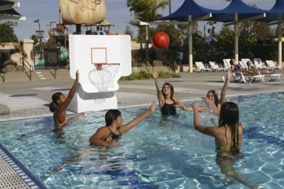 Image showing  Adjustable Varsity Poolside Basketball Hoop