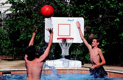 Image showing  Wing-It Spike-n-Splash Pool Volleyball/Basketball Combo