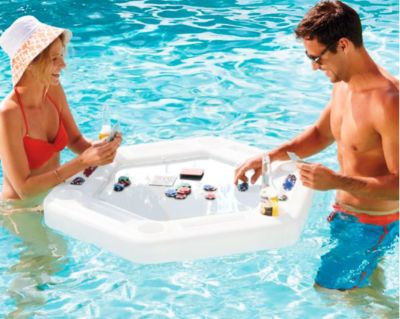 Image showing  Texas Float'em Pool Card and Game Table