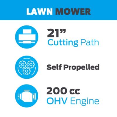 Image showing 5 th Pulsar 21 in. Cutting Path 3-in-1 Self-Propelled Gas Lawn Mower