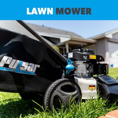 Image showing  21 in. Cutting Path 3-in-1 Self-Propelled Gas Lawn Mower, E-Start