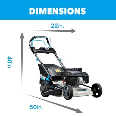 Image showing  21 in. Cutting Path 3-in-1 Self-Propelled Gas Lawn Mower, E-Start
