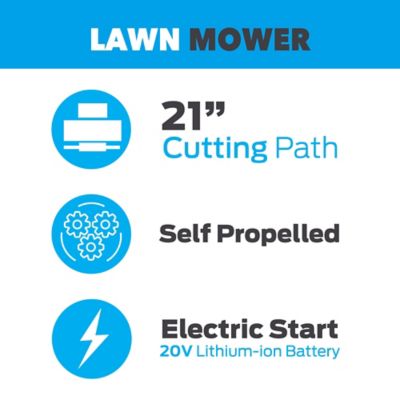 Image showing 5 th Pulsar 21 in. Cutting Path 3-in-1 Self-Propelled Gas Lawn Mower, E-Start