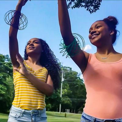 Image showing 5 th Flipo Kinetic Koil Arm Spinning Toy, 4-Pack