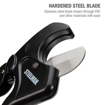 Image showing  2-1/2 in. Jaw Ratcheting PVC and Plastic Pipe Cutters