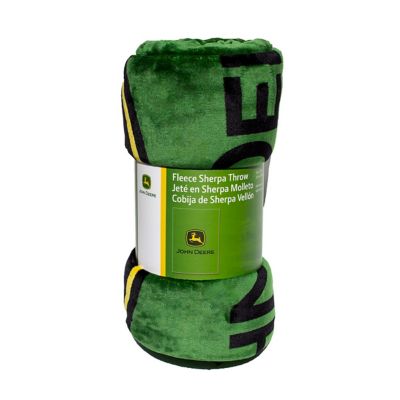 Image showing  Logo Throw with Sherpa Backing