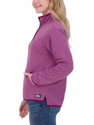 Image showing  Quilted Mock Neck Sweatshirt