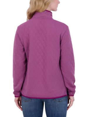 Image showing  Quilted Mock Neck Sweatshirt