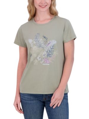 Image showing 0 th Eddie Bauer Floral T-Shirt