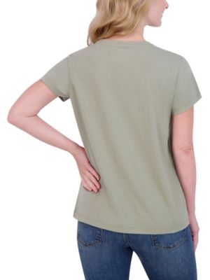 Image showing 2 th Eddie Bauer Floral T-Shirt