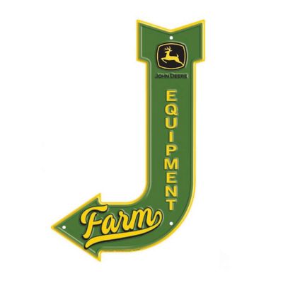 John Deere Farm Equipment 'J' Sign