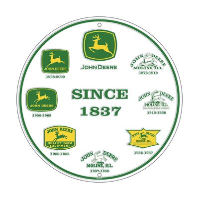 John Deere Since 1837 Aluminum Sign