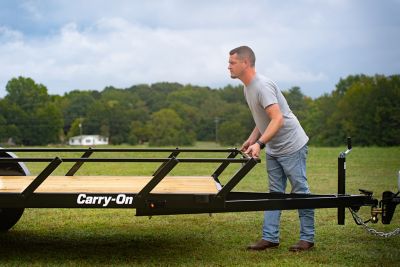 Image showing 7 th Carry-On Trailer 6 x 8ft. Smart Fold Utility Trailer