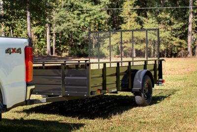 Image showing  6.3 x 8ft. Solid Side Utility Trailer