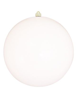 Christmas by Krebs Pure White 12 in. Shatterproof Commercial Grade Christmas Ornament