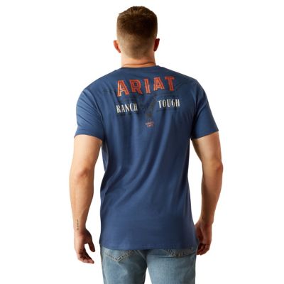 Ariat Men's Ariat Ranch Tough Short Sleeve Graphic T-Shirt