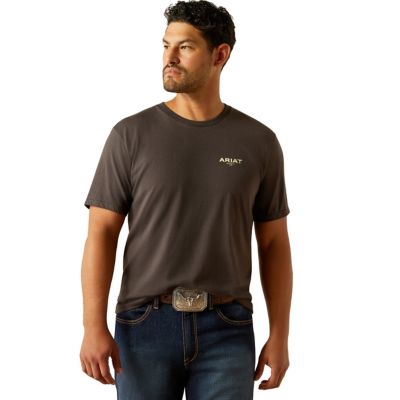 Image showing  Men's Ariat Explore Circle Graphic Crew Neck Short-Sleeve T-Shirt