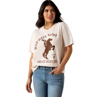 Image showing  Women's Wild West Rodeo Short Sleeve Graphic T-Shirt