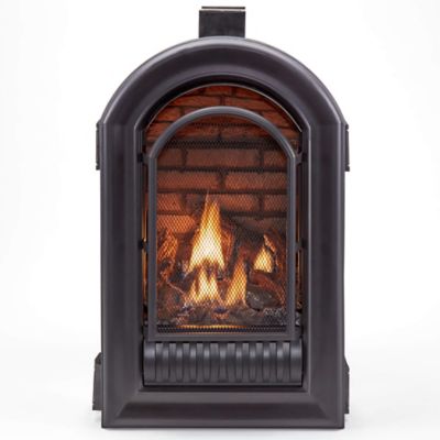 HearthSense A-Series Natural Gas Ventless Fireplace Insert - 20,000 BTU, Remote Control