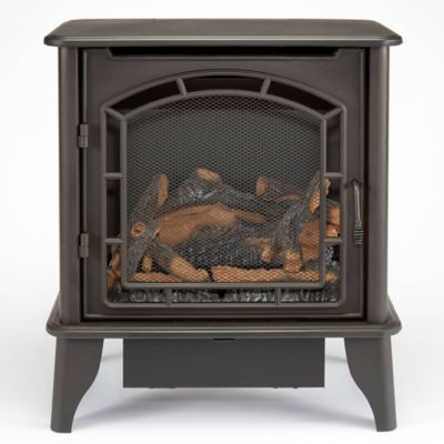 Image showing  1100 sq. ft. Dual-Fuel Vent-Free Panorama 3-Sided Gas Stove, 23,000 BTU, Remote Control, 170560