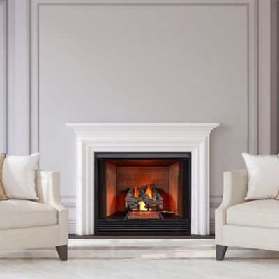 Image showing  Vented Natural Gas Log Set with Remote Control Kit - 18 in., 45,000 BTU, Colorado Split Wood