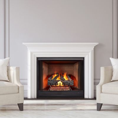 Image showing  Vented Natural Gas Log Set with Remote Control Kit - 24 in., 55,000 BTU, Colorado Split Wood