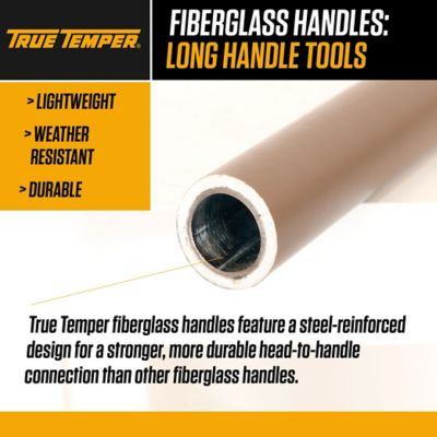 Image showing  Round Point Shovel with Fiberglass Handle and D-Grip