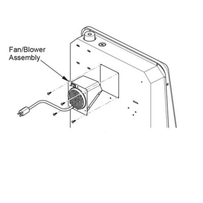 Image showing  Fan Blower for Bluegrass Living Gas Space Heaters Greater than 10,000 BTU