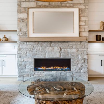 Image showing  Vent-Free Linear Natural Gas Fireplace - 48 in. Remote Control