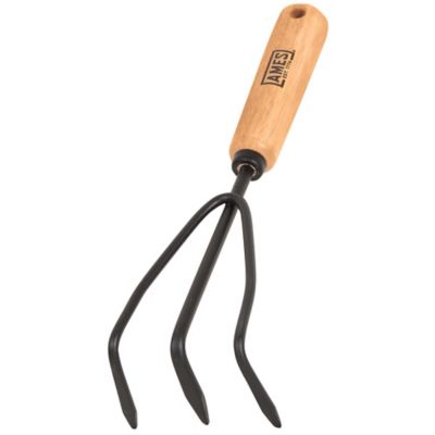 Image showing  2 pc. Wood Grip Hand Trowel and Cultivator Set