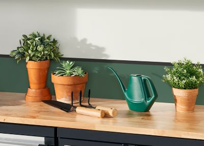 Image showing 6 th Ames 2 pc. Wood Grip Hand Trowel and Cultivator Set