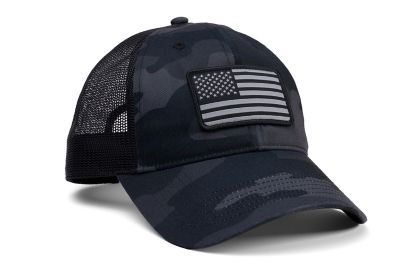 Image showing  Camo Veteran Flag Mesh Back Cap