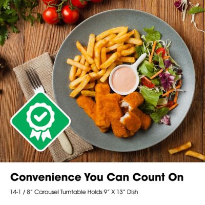 Image showing  1100W Over-the-Counter Microwave