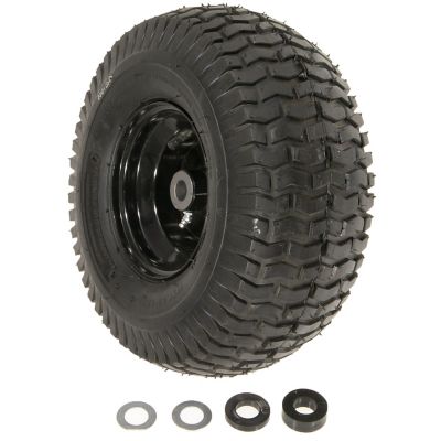 Image showing  15 x 6.00, Tire Kit, Large, Black
