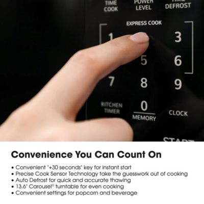 Image showing 8 th Sharp Countertop Microwave Oven
