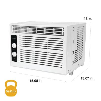 Image showing  5,000 BTU 115V Window-Mounted Air Conditioner with Mechanical Controls