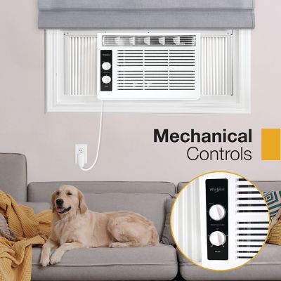 Image showing  5,000 BTU 115V Window-Mounted Air Conditioner with Mechanical Controls