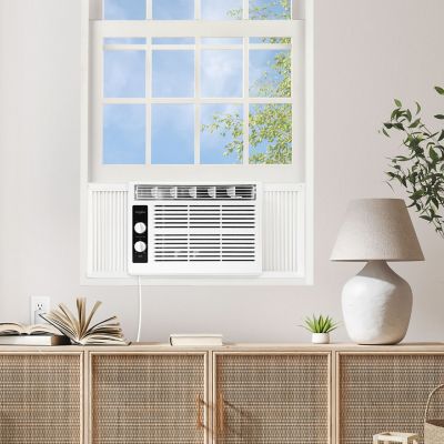 Image showing 9 th WPTAC 5,000 BTU 115V Window-Mounted Air Conditioner with Mechanical Controls