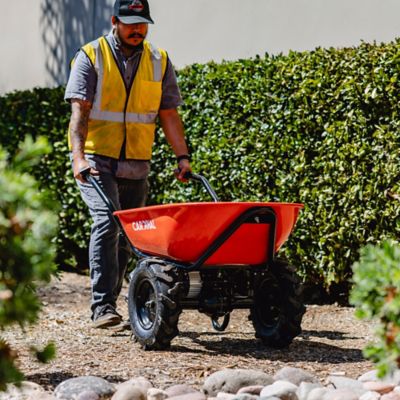 Image showing  Electric Utility Cart 40V Battery-Powered Wheelbarrow 570 lb. Bucket Capacity