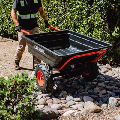 Image showing  Heavy Duty Electric Utility Cart 40V Battery-Powered Wheelbarrow 660 lb. Bucket Capacity