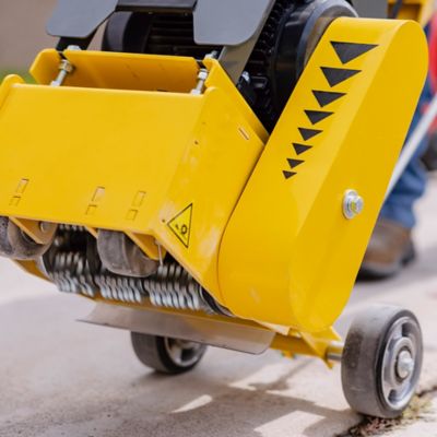 Image showing 5 th Tomahawk Power Electric 8 in. Concrete Scarifier Planer Grinder for Sidewalk Trip Hazard Repair, Traffic Line Removal