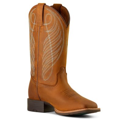 Image showing  Women's Round Up Wide Square Toe Waterproof Western Boots